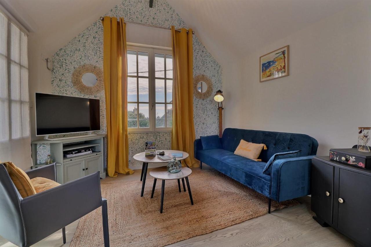 Appartamento les mots bleus-le dériveur Dinard Esterno foto